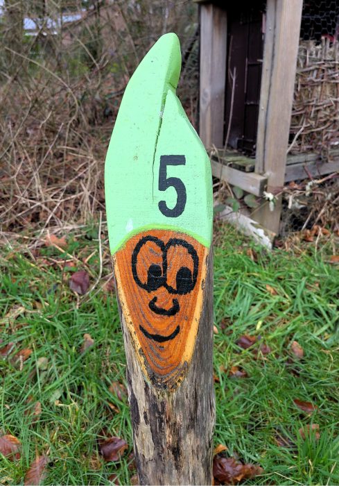 Kabouterpad paaltje 5 route